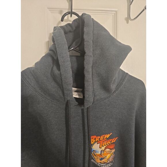 Hoodie men's outerbanks vintage brew thru size 2xl - Picture 4 of 7